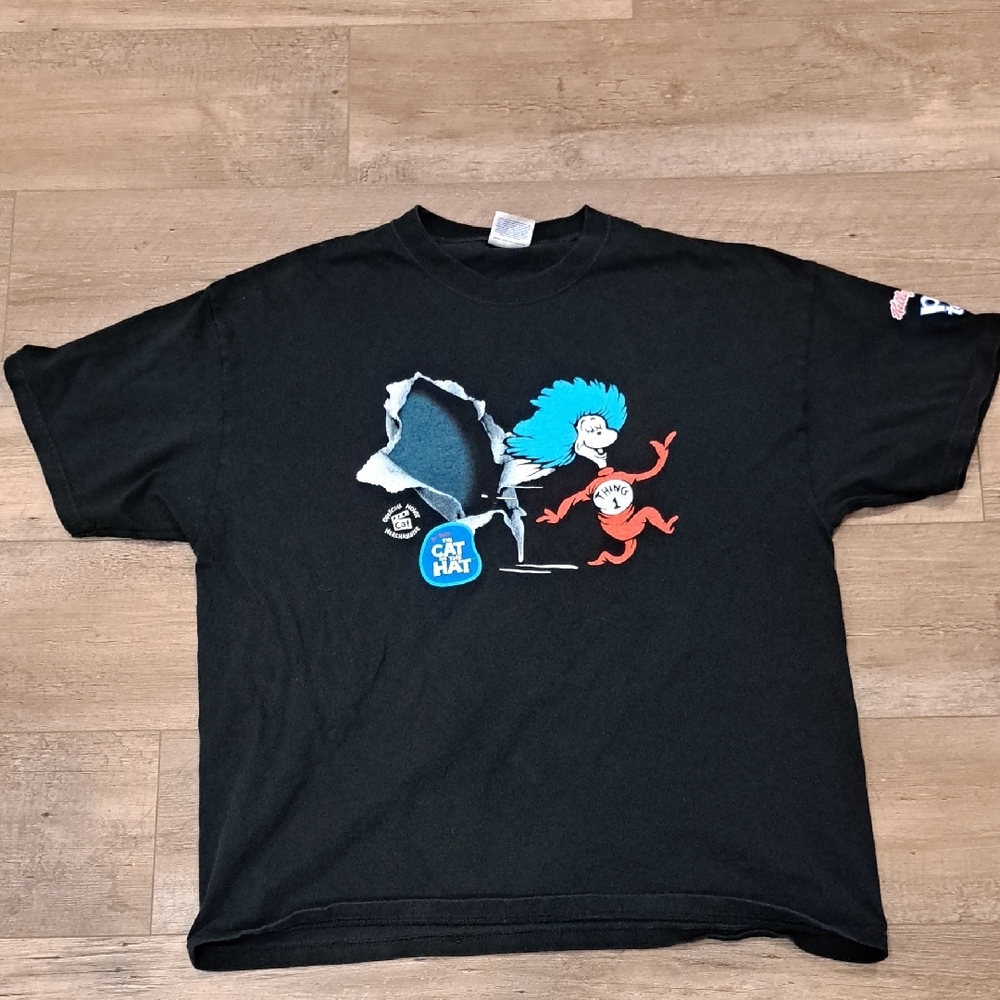 Vintage Dr. Seuss Black and Blue Graphic Tees